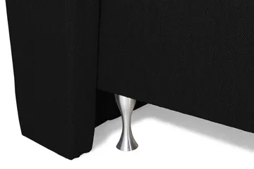 Cloud Komplett Sängpaket 140x200 - Med Sidor Svart/Vit - Möbler - Säng - Kontinentalsäng