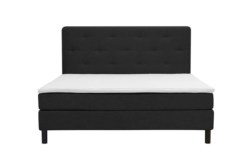 complete continental bed Basic Home Dream Black 160x200 - Svart - Möbler - Säng - Kontinentalsäng