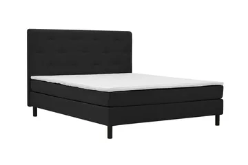 complete continental bed Basic Home Dream Black 160x200 - Svart - Möbler - Säng - Kontinentalsäng