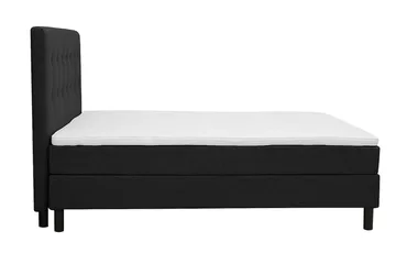 complete continental bed Basic Home Dream Black 160x200 With headboard - Svart - Möbler - Säng - Kontinentalsäng