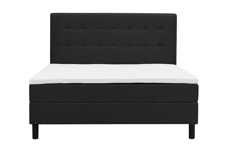 complete continental bed Basic Home Dream Black 160x200 With headboard - Svart - Möbler - Säng - Kontinentalsäng