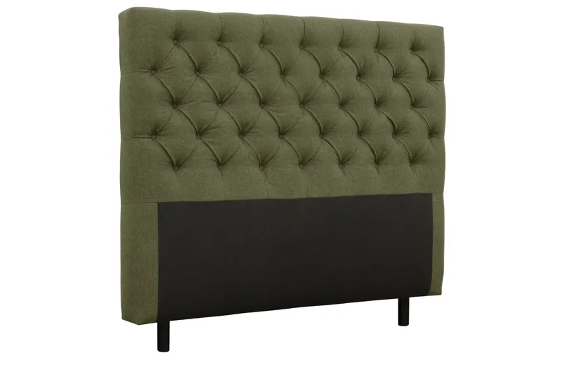 Coral Komplett Sängpaket – Kontinentalsäng 160x200 cm i Tyg med Sänggavel + Bäddmadrass - Grön - Möbler - Säng - Kontinentalsäng