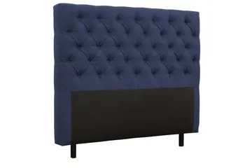 Coral Komplett Sängpaket – Kontinentalsäng 180x200 cm i Tyg med Sänggavel + Bäddmadrass - Blå - Möbler - Säng - Kontinentalsäng
