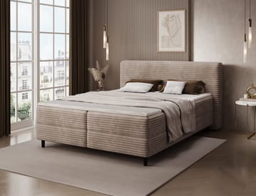 Cortiko Sängpaket Kontinentalsäng med förvaring 180x200 cm - svart - Möbler - Säng - Kontinentalsäng