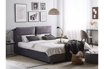 Daxxon Sängram 160x200 cm - Grå - Möbler - Säng - Säng med förvaring