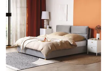 Daxxon Sängram 160x200 cm - Grå - Möbler - Säng - Säng med förvaring