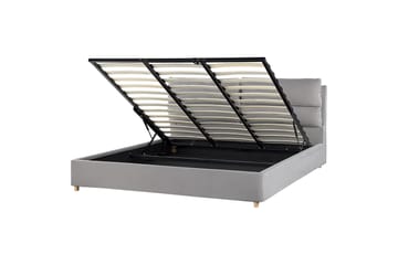 Daxxon Sängram 180x200 cm - Ljusgrå - Möbler - Säng - Säng med förvaring