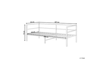 Dayven Sängram 90x200 cm - Vit - Möbler - Säng - Sängram & sängstomme