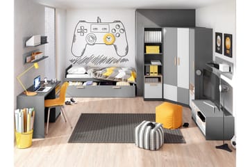 Dekona Möbelset För Sovrum - Grå/Vit - Möbler - Säng - Möbelset för sovrum