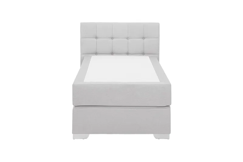 Denae Kontinentalsäng 90x200 cm, Grå/Silver