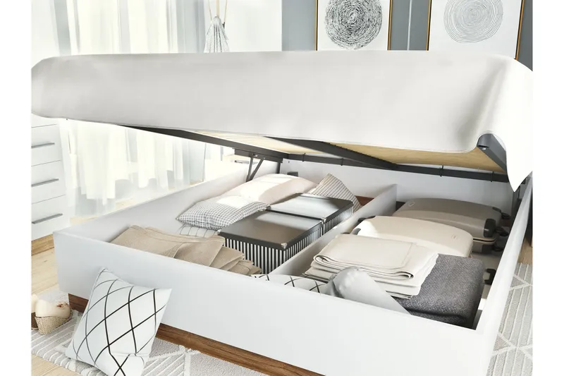 Dentrona Möbelset För Sovrum - Beige/Grå - Möbler - Säng - Möbelset för sovrum