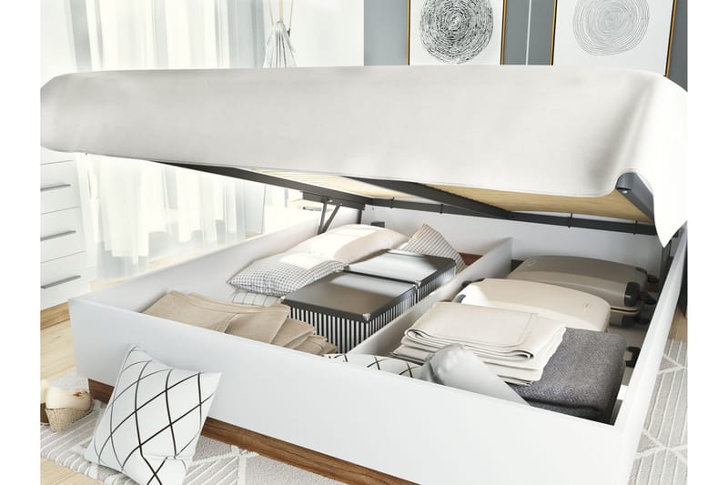 Dentrona Möbelset För Sovrum - Beige/Grå - Möbler - Säng - Möbelset för sovrum