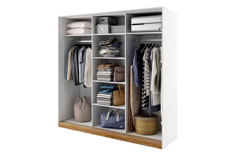 Dentrona Möbelset För Sovrum - Beige/Grå - Möbler - Säng - Möbelset för sovrum