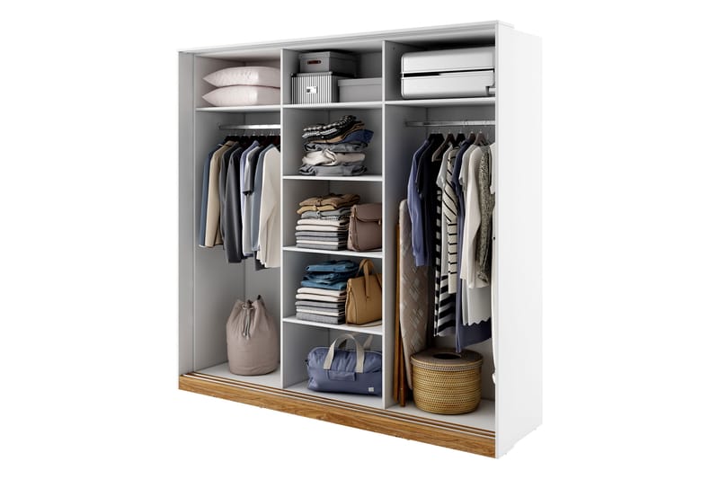 Dentrona Möbelset För Sovrum - Vit/Beige - Möbler - Säng - Möbelset för sovrum