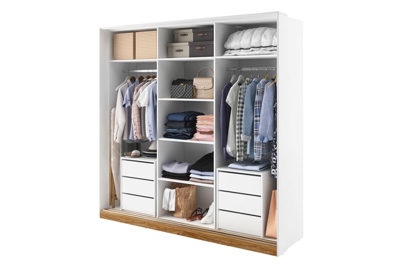 Dentrona Möbelset För Sovrum - Vit/Beige - Möbler - Säng - Möbelset för sovrum