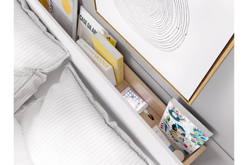 Dentrona Möbelset För Sovrum - Vit/Beige - Möbler - Säng - Möbelset för sovrum