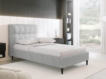 Deyros Sängram 90x200 cm - grå - Möbler - Säng - Sängram & sängstomme