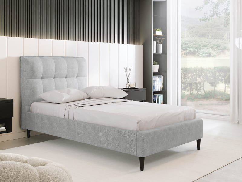 Deyros Sängram 90x200 cm - grå - Möbler - Säng - Sängram & sängstomme