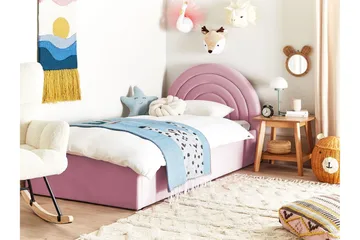 Diantha Sängram 90x200 cm - Rosa - Möbler - Säng - Säng med förvaring