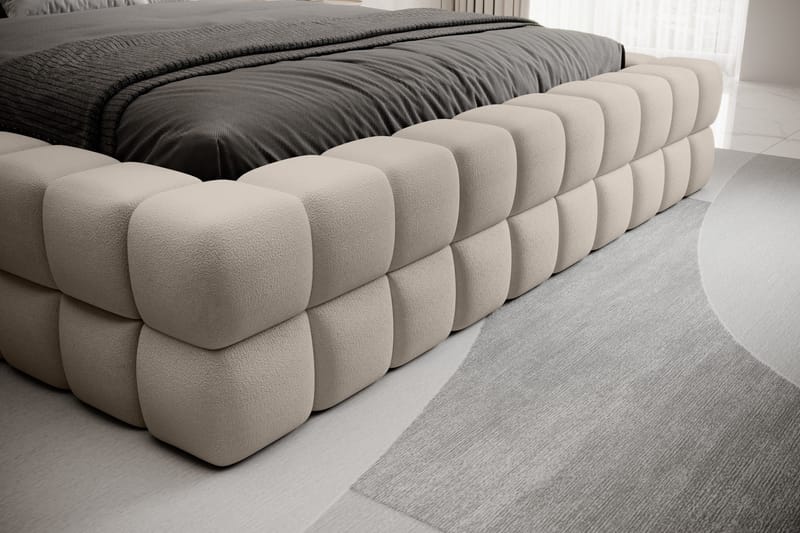 Dizzle Sängram 160x200 cm - Beige - Möbler - Säng - Säng med förvaring
