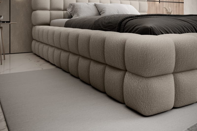 Dizzle Sängram 160x200 cm - Beige - Möbler - Säng - Säng med förvaring