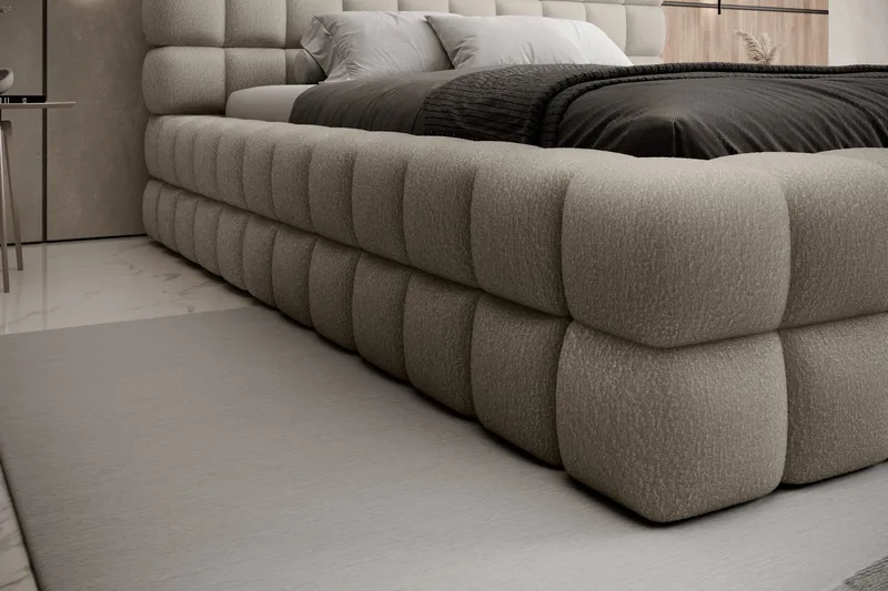 Dizzle Sängram 160x200 cm - Beige - Möbler - Säng - Säng med förvaring