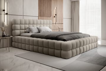 Dizzle Sängram 160x200 cm - Beige - Möbler - Säng - Säng med förvaring
