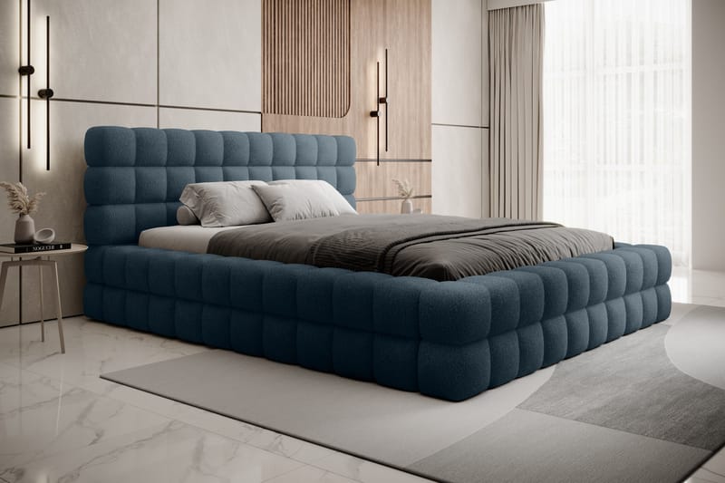 Dizzle Sängram 160x200 cm - Blå - Möbler - Säng - Säng med förvaring