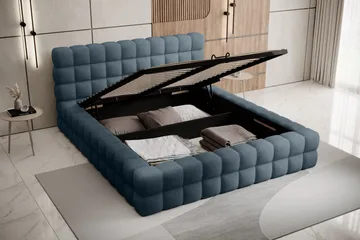 Dizzle Sängram 160x200 cm - Blå - Möbler - Säng - Säng med förvaring