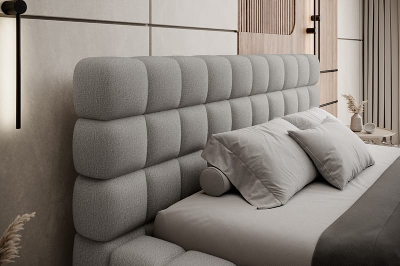 Dizzle Sängram 160x200 cm - Grå - Möbler - Säng - Säng med förvaring