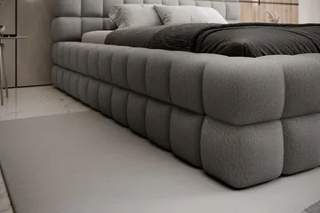 Dizzle Sängram 160x200 cm - Grå - Möbler - Säng - Säng med förvaring