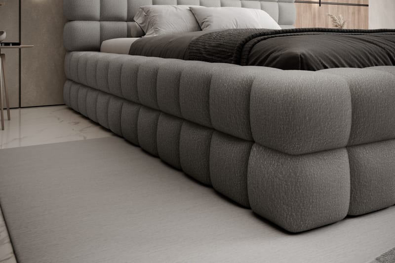 Dizzle Sängram 160x200 cm - Grå - Möbler - Säng - Säng med förvaring