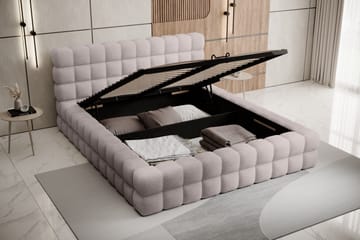 Dizzle Sängram 160x200 cm - Rosa - Möbler - Säng - Säng med förvaring