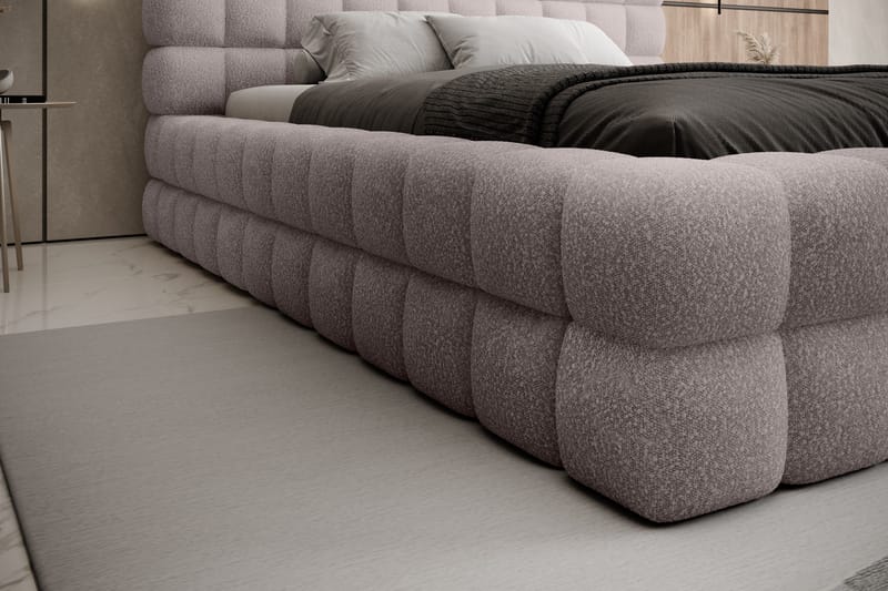 Dizzle Sängram 160x200 cm - Rosa - Möbler - Säng - Säng med förvaring