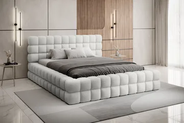 Dizzle Sängram 160x200 cm - Vit - Möbler - Säng - Säng med förvaring