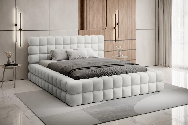 Dizzle Sängram 160x200 cm - Vit - Möbler - Säng - Säng med förvaring