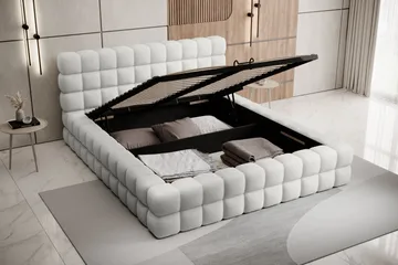 Dizzle Sängram 160x200 cm - Vit - Möbler - Säng - Säng med förvaring