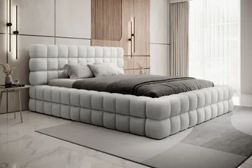 Dizzle Sängram 160x200 cm - Vit - Möbler - Säng - Säng med förvaring