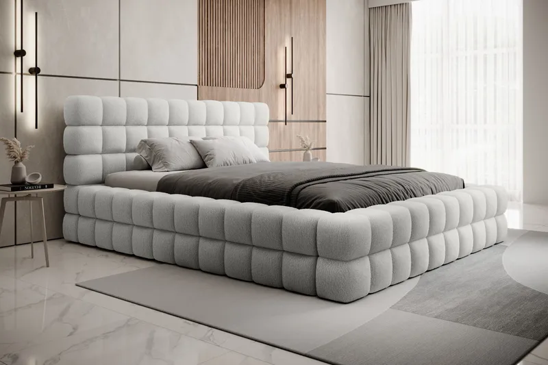 Dizzle Sängram 160x200 cm - Vit - Möbler - Säng - Säng med förvaring