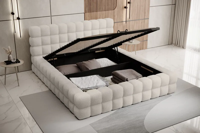 Dizzle Sängram 180x200 cm - Beige - Möbler - Säng - Säng med förvaring