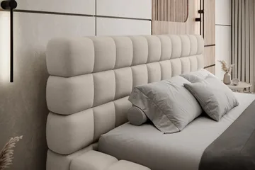 Dizzle Sängram 180x200 cm - Beige - Möbler - Säng - Säng med förvaring