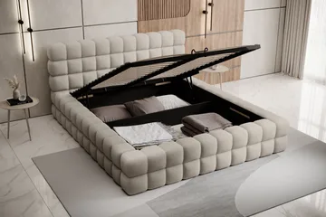 Dizzle Sängram 180x200 cm - Beige - Möbler - Säng - Säng med förvaring