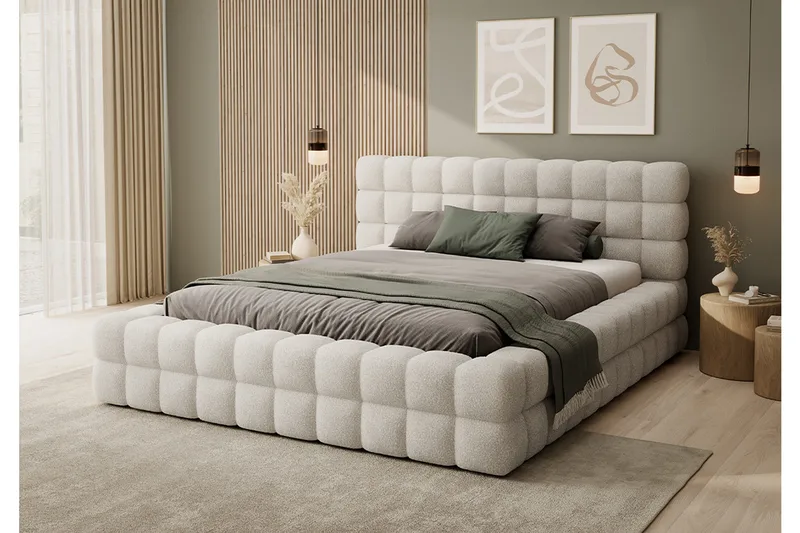 Dizzle Sängram 180x200 cm - Beige - Möbler - Säng - Säng med förvaring