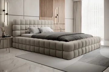 Dizzle Sängram 180x200 cm - Beige - Möbler - Säng - Säng med förvaring