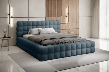 Dizzle Sängram 180x200 cm - Blå - Möbler - Säng - Säng med förvaring