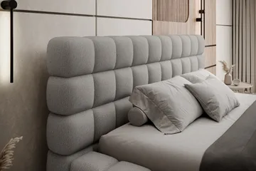 Dizzle Sängram 180x200 cm - Grå - Möbler - Säng - Säng med förvaring