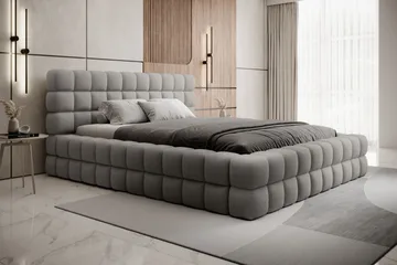 Dizzle Sängram 180x200 cm - Grå - Möbler - Säng - Säng med förvaring