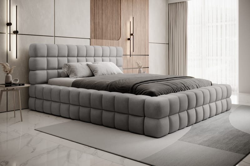 Dizzle Sängram 180x200 cm - Grå - Möbler - Säng - Säng med förvaring