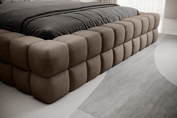 Dizzle Sängram 180x200 cm - Mörkbeige - Möbler - Säng - Säng med förvaring