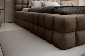 Dizzle Sängram 180x200 cm - Mörkbeige - Möbler - Säng - Säng med förvaring